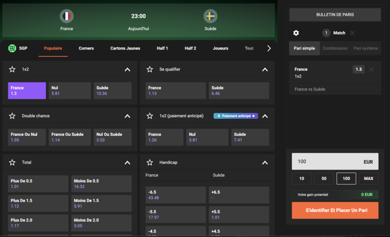 GGBET Togo, paris en direct (live)